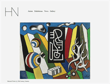 Tablet Screenshot of hellynahmadgallery.com